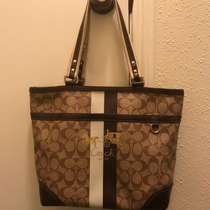 Medium Coach Coated Canvas Handbag
